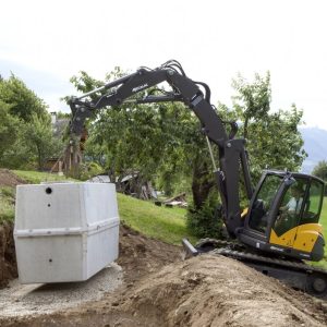 Excavator multifunctional pe senile Mecalac 10 MCR-0