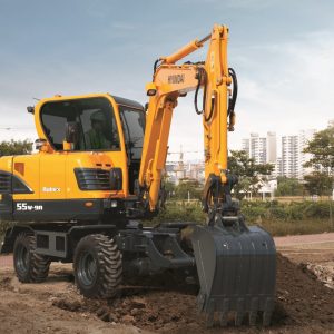 Excavator pe pneuri Hyundai R 55W-9A-0