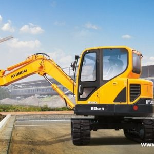 Miniexcavator senile Hyundai R80CR ex-demo-0